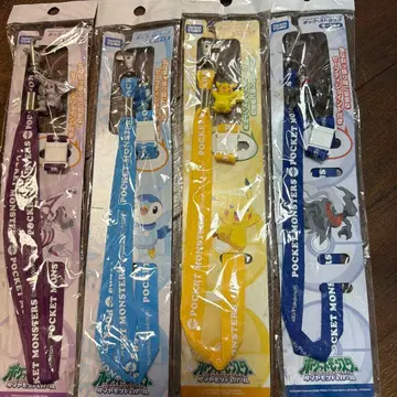 포켓몬스터 스트랩 4개 세트