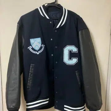 바시티 자켓 M 네이비/블랙