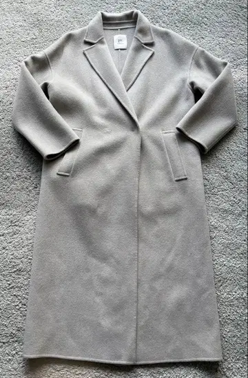 접결 양면 비버 코트 38 사이즈