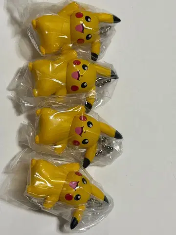 캡슐 토이 피카츄 4개 포켓몬