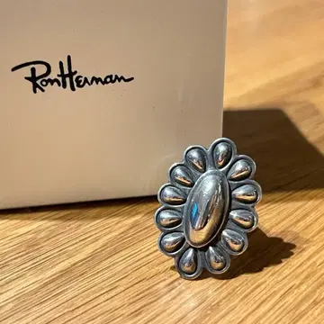 HARPO 알포 실버 플라워 반지 14~15호