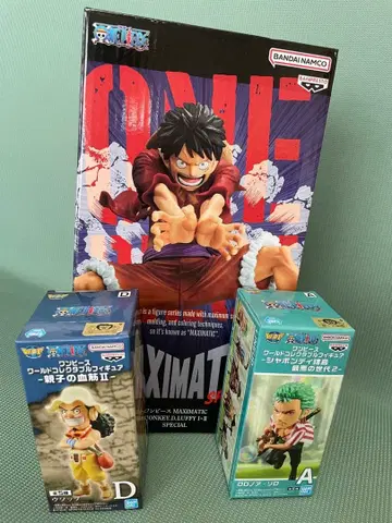 원피스 피규어 MAXIMATIC 루피 월드 컬렉션 조로 우솝 세트