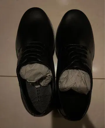 cussil [ +6.5cm ] 인조 가죽 플레인 와이드 토 더비 슈즈