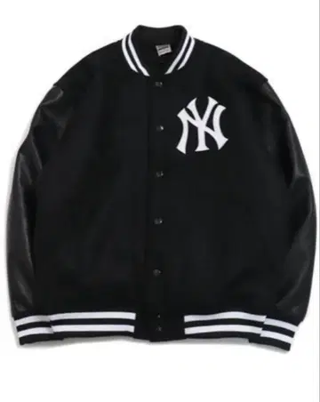 [ XXL ] Fanatics MLB NY 양키스 멜톤 PU 바시티 자켓