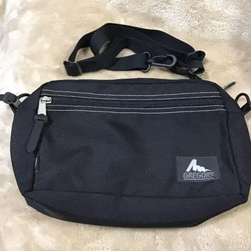GREGORY 블랙 숄더백 L 미국제