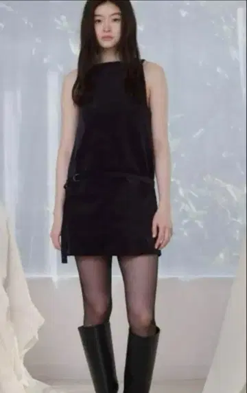 ROSARY MOON Corduroy Belted Tunic 25AW