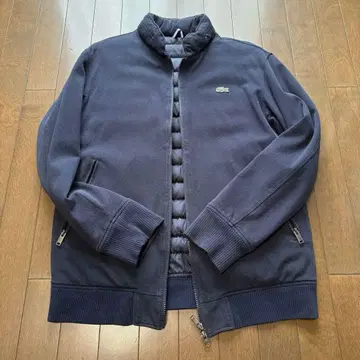 Lacoste 네이비 집업 자켓 L 중고품