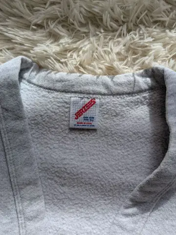 USA제 저지 맨투맨 가디건 그레이