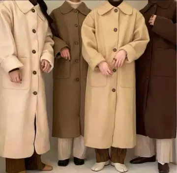 lawgy 카키 롱 코트