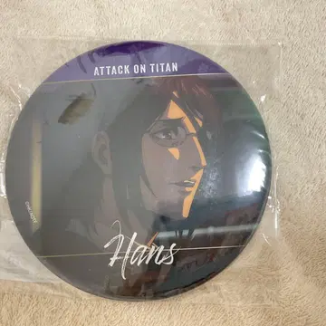 진격의 거인 한지 조에 BIG 캔뱃지 애니메이션