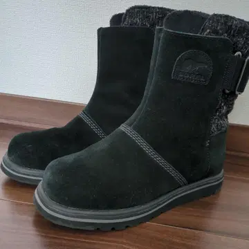 SOREL 블랙 스노우 부츠 24.5