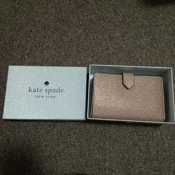 kate spade 골드 접이식 지갑 새상품 미사용