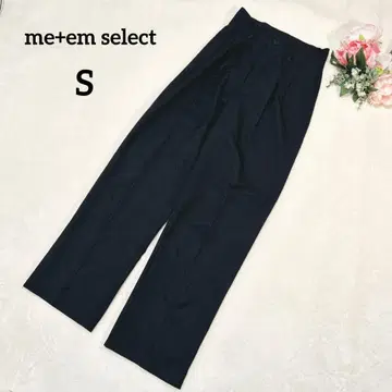 밈 셀렉 슬랙스 S 블랙 턱 센터 프레스 하이웨스트 108