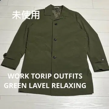 미사용 WORK TRIP OUTFITS 코트 올리브 그린 남성용 M