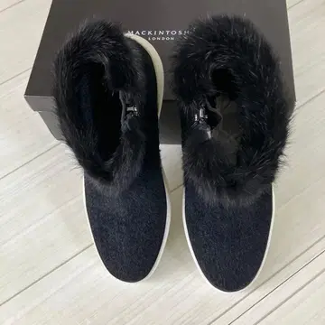 MACKINTOSH 블랙 어그 부츠