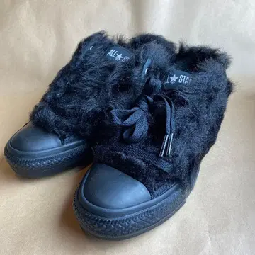 컨버스 스니커즈 로우컷 ALL STAR FURRY OX 블랙