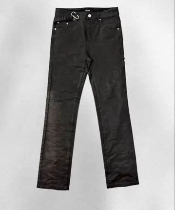 goar.archive 스트랩 스트레이트 오일 팬츠