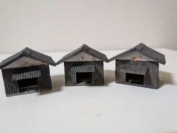 철도 모형 N 게이지 스트럭처 오두막 3개 세트