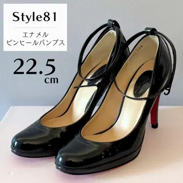 [ 새상품 ] Style81 에나멜 핑힐 펌프스 22.5cm