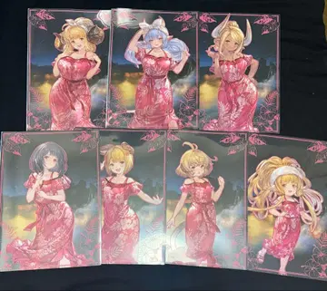 그랑블루 판타지 12신장 옷 갈아입기 클리어 파일 7종 세트