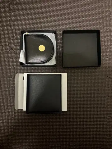 황궁 한정판 특제 이단 접이식 지갑, 말발굽형 동전 지갑 2세트 새상품