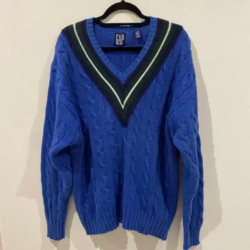 gap 갭 90s 칠드런 니트 v넥 코튼