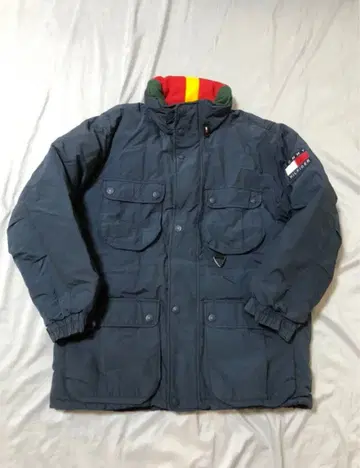 타미힐피거 다운 자켓 남성용 여성용 블루종