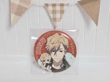 가정교사 히트맨 REBORN! 디노 히코쿠지 글리터 캔뱃지