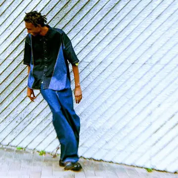 지다 x 몽키 타임 데님 비대칭 셔츠