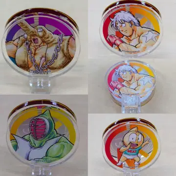 칸다 카레 그랑프리 근육맨 아크릴 클립 5세트