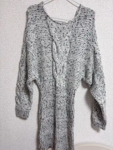 Chico 그레이 니트 원피스 사이즈 1