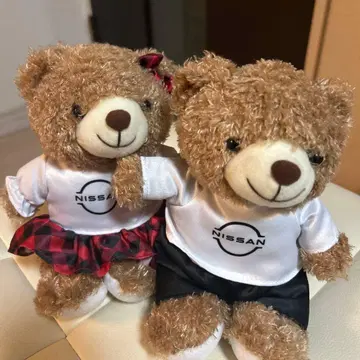 NISSAN 봉제 인형 2체 세트