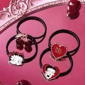 베티 붑 헤어 고무 4개 세트