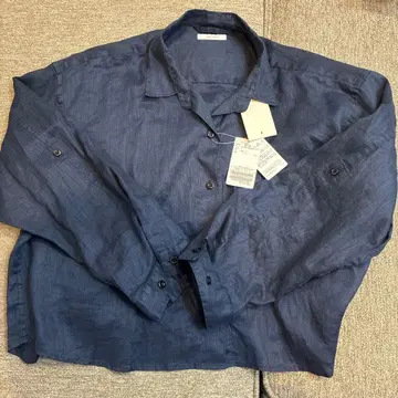 JOHNNY'S SELECTED 네이비 긴팔 셔츠