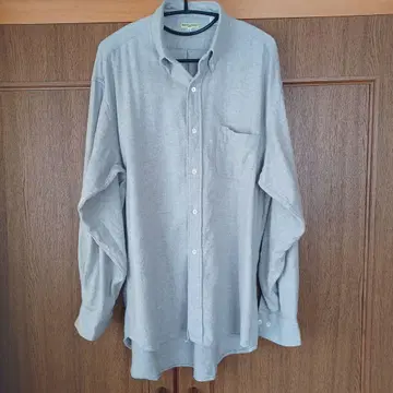 MARCE LASSANCE 라이트 그레이 기모 긴팔 셔츠 L 프랑스제