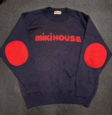 미키하우스 mikihouse 니트 네이비 프리 사이즈 스웨터 긴팔