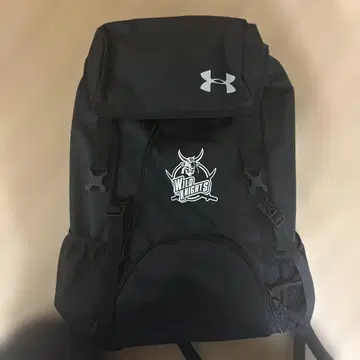 언더 아머 블랙 백팩 와일드 나이츠