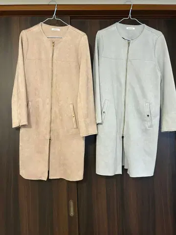 새상품급 노카라 자켓 OLIVE des OLIVE 코트 2세트