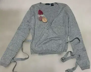 MODA INTERNATIONAL 실크 혼방 카슈쿨 니트 그레이 S