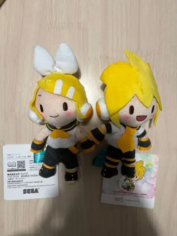 하츠네 미쿠 시리즈 후와푸치 미니 봉제 인형 카가미네 린 카가미네 렌