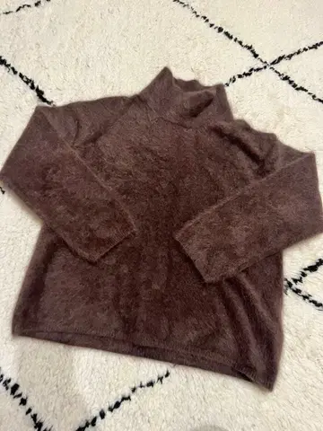 Bbllsey 볼지 브라운 하이넥 울 스웨터 S