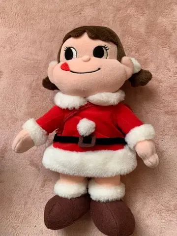 페코짱 산타 의상 봉제 인형 약 30cm