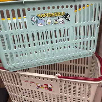 산리오 쇼핑 바스켓 헬로키티 하피단부이 2세트