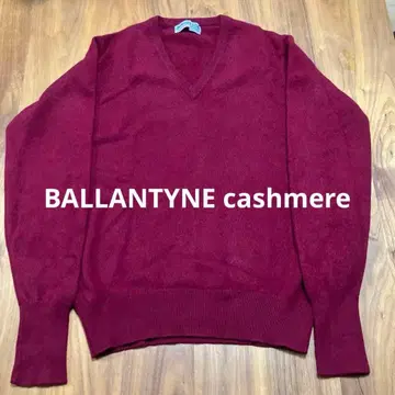 발렌타인 캐시미어 V넥 스웨터