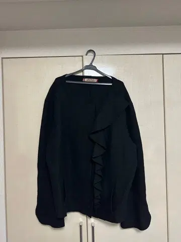 BEYOND THREADS 프릴 코트 구제 의류