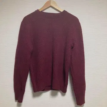 [ 새상품급 ] 매킨토시 철학 니트 스웨터 버건디