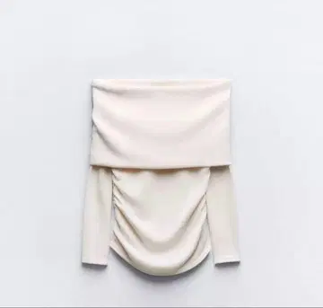 ZARA 오프숄더 SOFT 스웨터 에크루