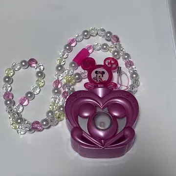 디즈니 미니 목걸이 빛나는 완구 빛나는 펜던트