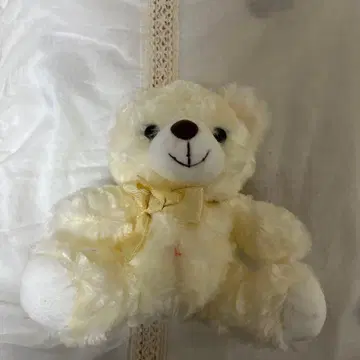 크림 테디베어 봉제 인형