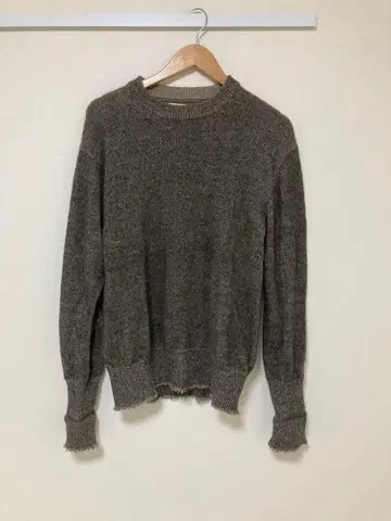 MAATEE&SONS 블랙 알파카 히욧토코 P/O SWEATER
